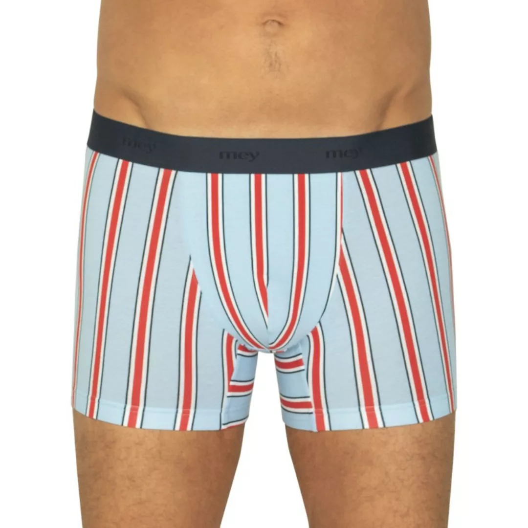 Mey Trunk Shorty Hellblau & Rot gestreift günstig online kaufen