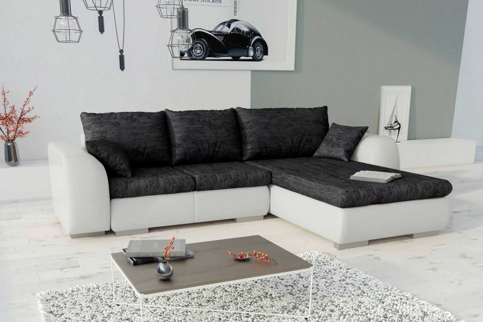 99rooms Ecksofa Salturo, L-Form, Eckcouch, Ottomane links oder rechts beste günstig online kaufen