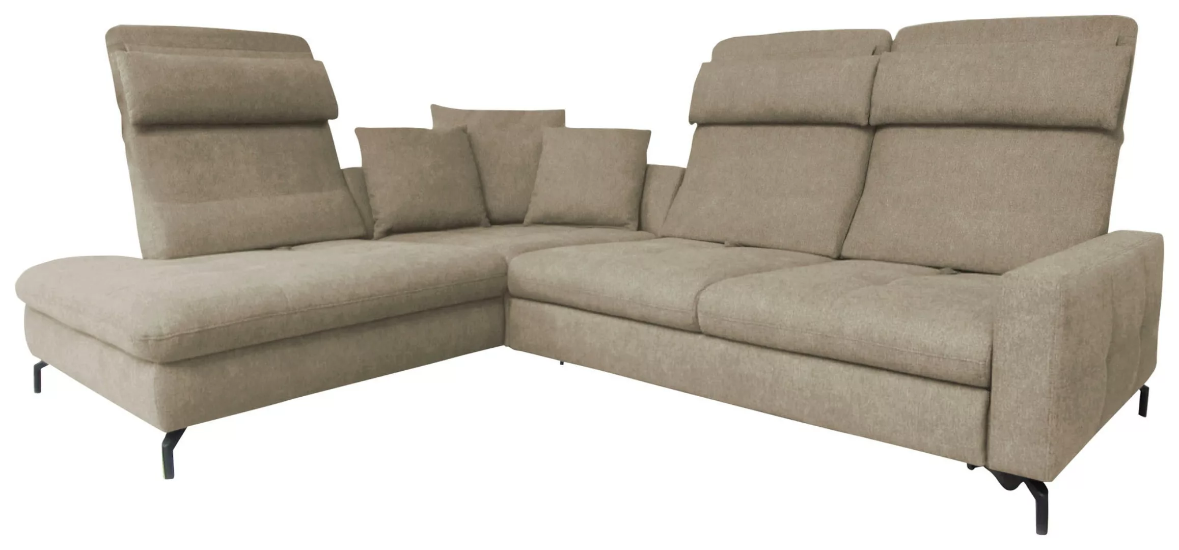 ADA trendline Ecksofa "Louis", Breite 260 cm, Rückenlehnenverstellung, wahl günstig online kaufen