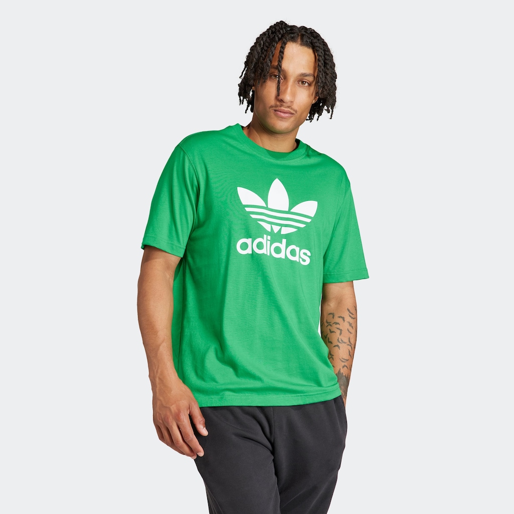 adidas Originals T-Shirt "TREFOIL T-SHIRT", Basic Shirt mit großem Trefoil günstig online kaufen
