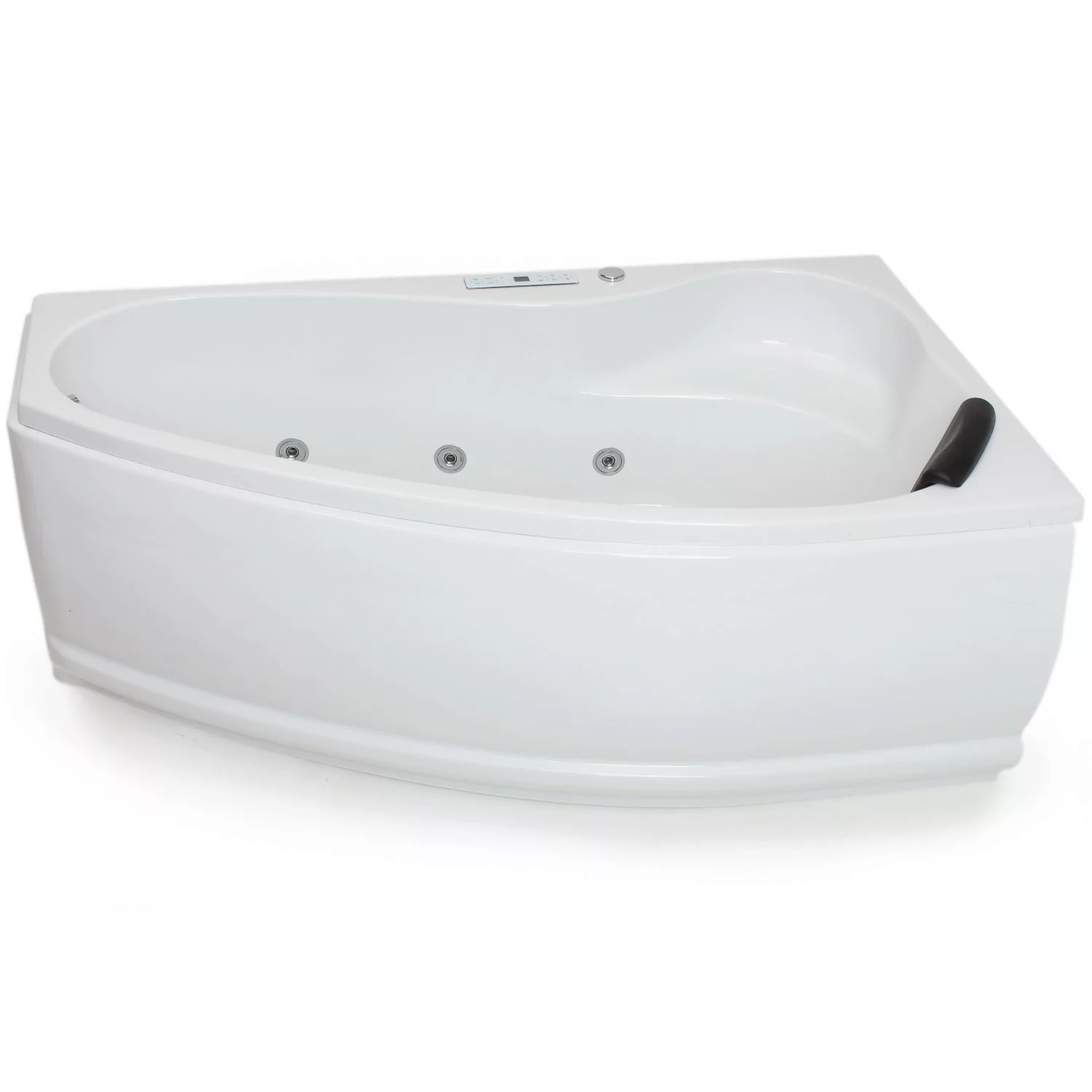Basera® Indoor Eck-Whirlpool Badewanne Formentera Rechts Classic 160 x 90 c günstig online kaufen