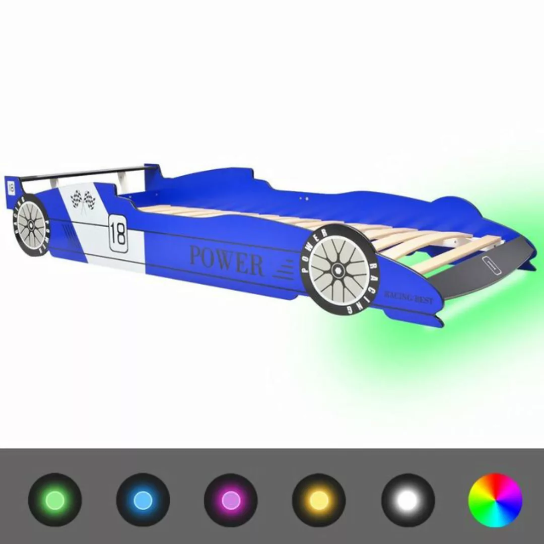 vidaXL Kinderbett Kinderbett mit Lattenrost 3D Designbett Rennwagen Motivbe günstig online kaufen