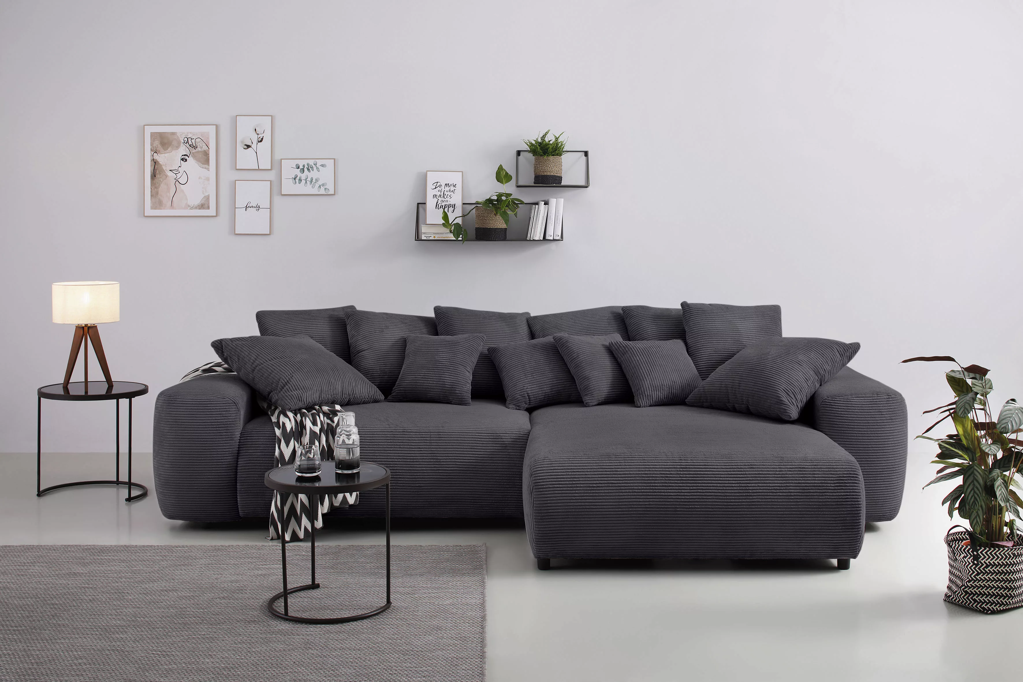 Home affaire Ecksofa "Sundance II, L-Form", mit DuraSpring-Taschenfederkern günstig online kaufen