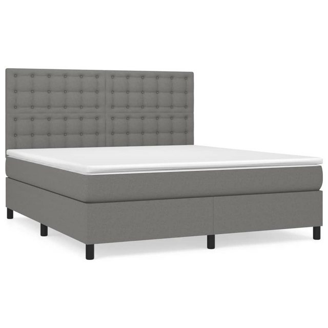 vidaXL Boxspringbett Bett Boxspringbett mit Matratze Stoff (180 x 200 cm, D günstig online kaufen