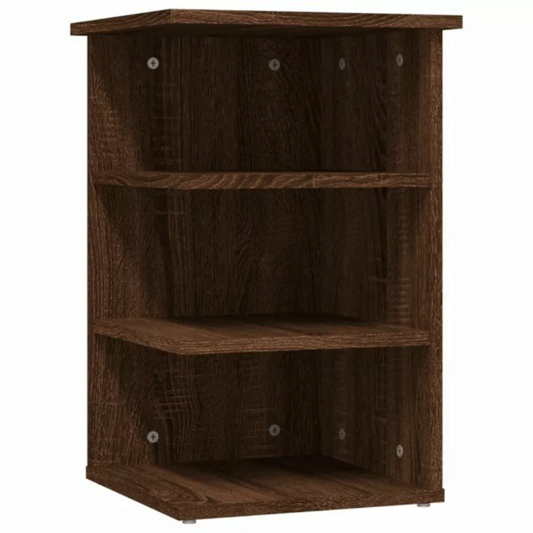 Vidaxl Beistellregal Braun Eichen-optik 35x35x55 Cm Holzwerkstoff günstig online kaufen