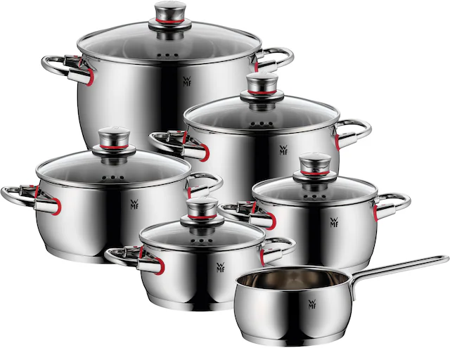 WMF Topf-Set »Quality One«, Cromargan® Edelstahl Rostfrei 18/10, (Set, 11 t günstig online kaufen