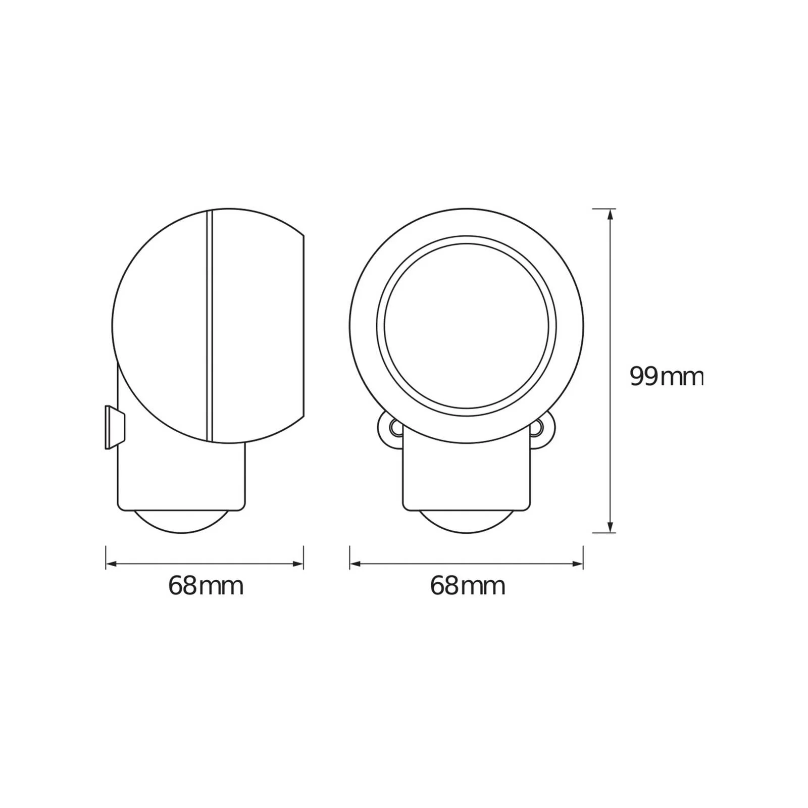 OSRAM LED-Wandleuchte SPYLUX, weiß, Sensor, Batterie, mobil günstig online kaufen