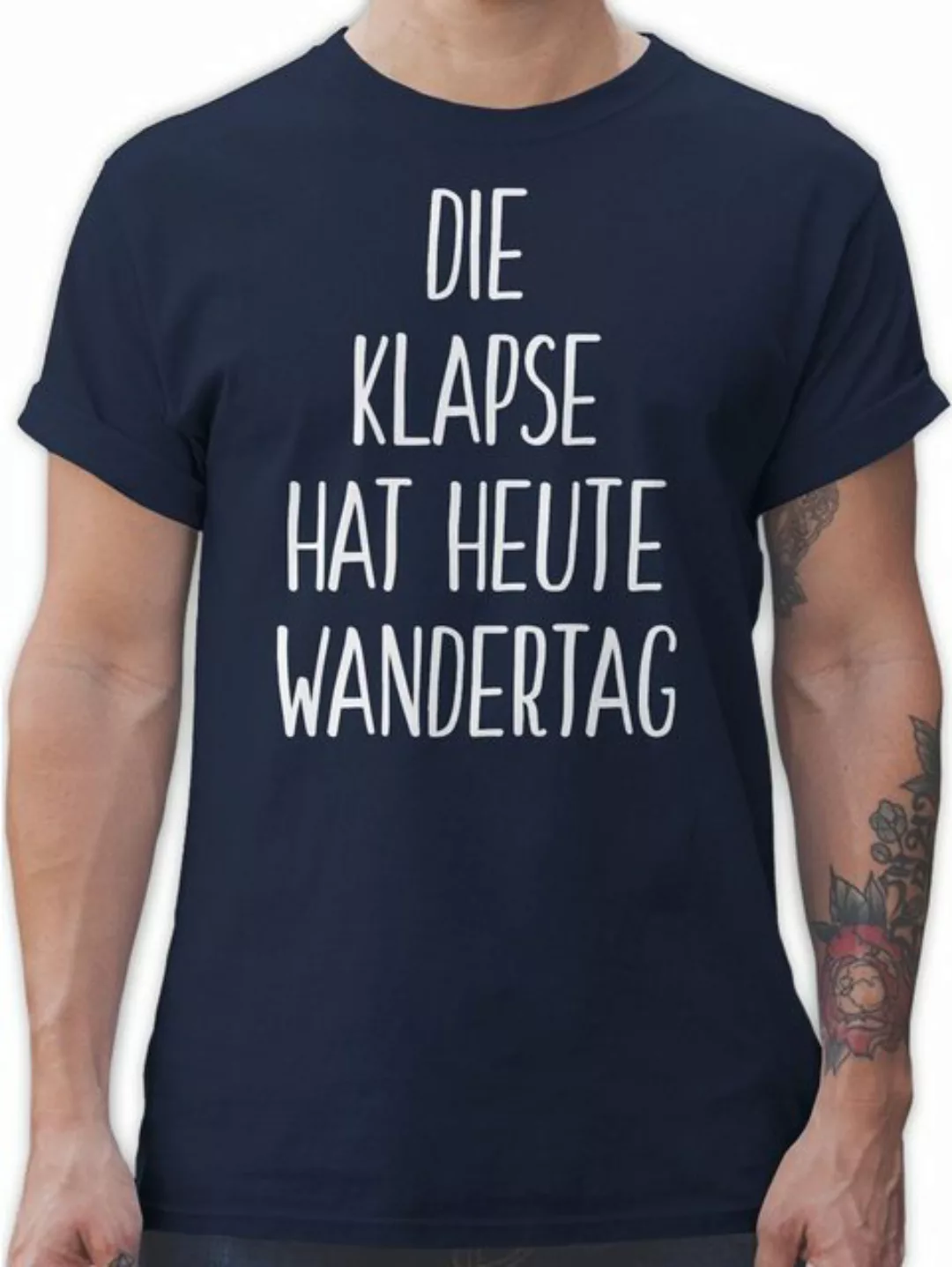 Shirtracer T-Shirt Die Klapse hat heute Wandertag Sprüche Statement mit Spr günstig online kaufen