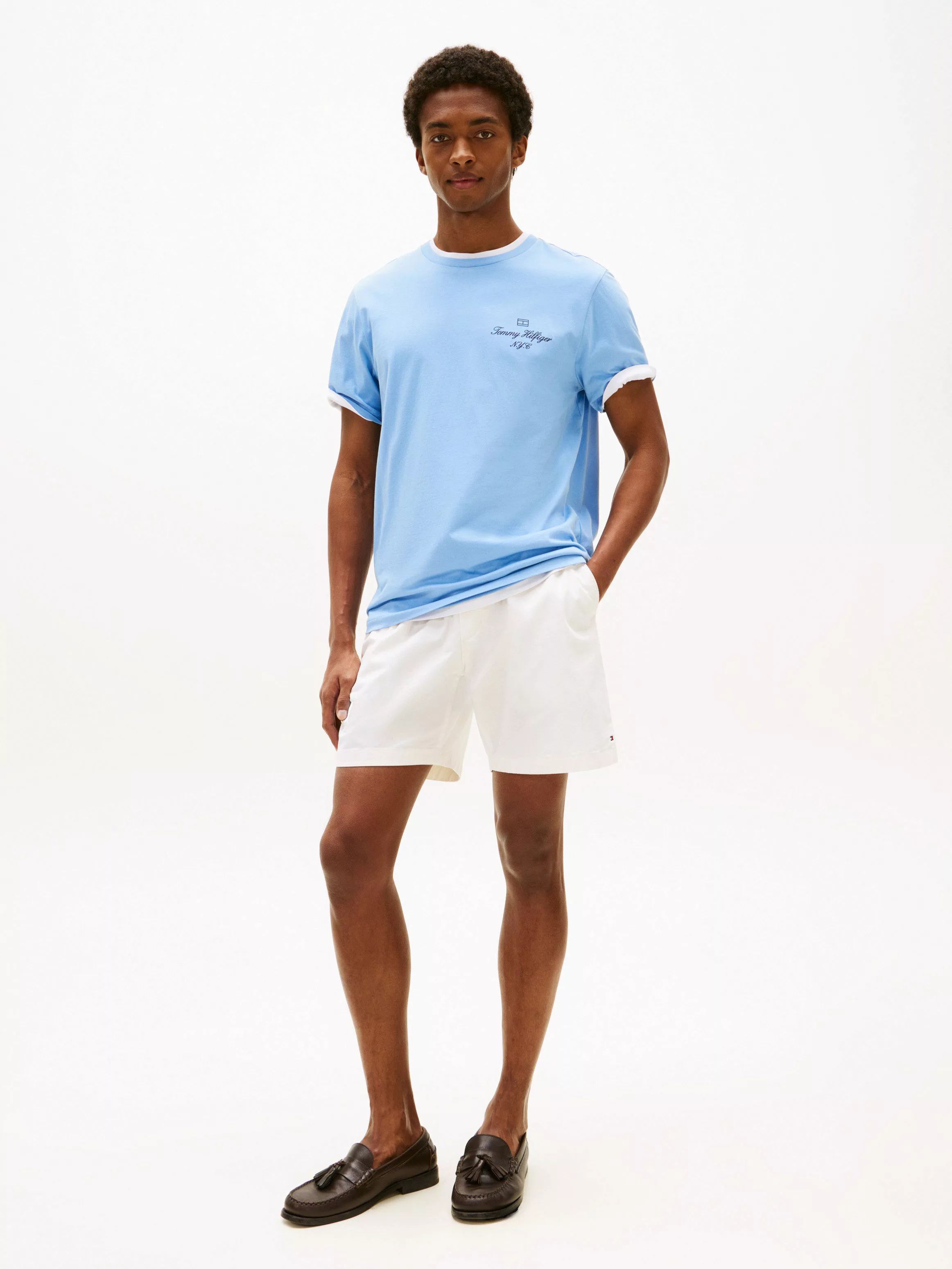 Tommy Hilfiger T-Shirt OUTLINE FLAG SCRIPT günstig online kaufen