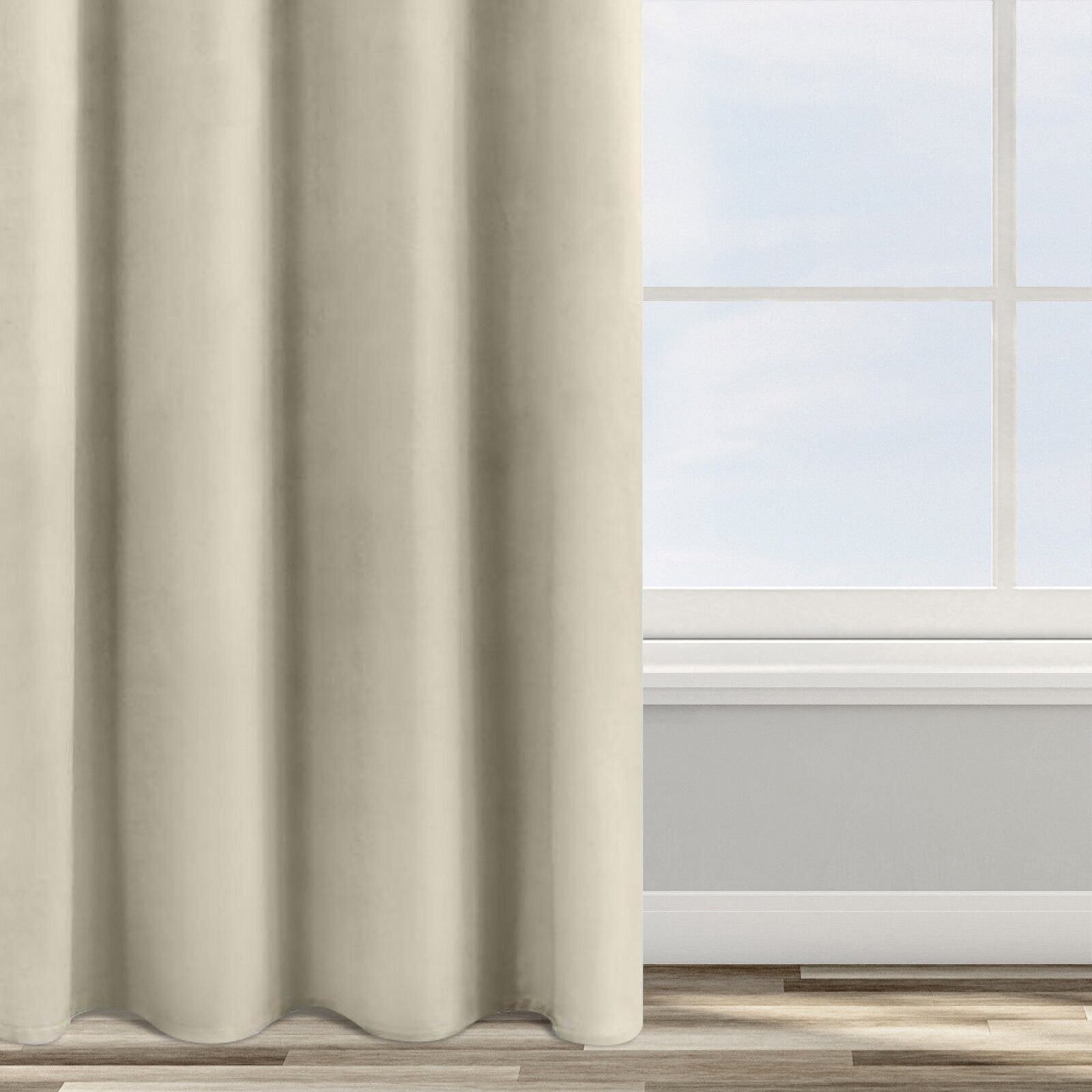 Design91 Vorhang Samtvorhänge Wohnzimmer Schlafzimmer Blickdicht günstig online kaufen
