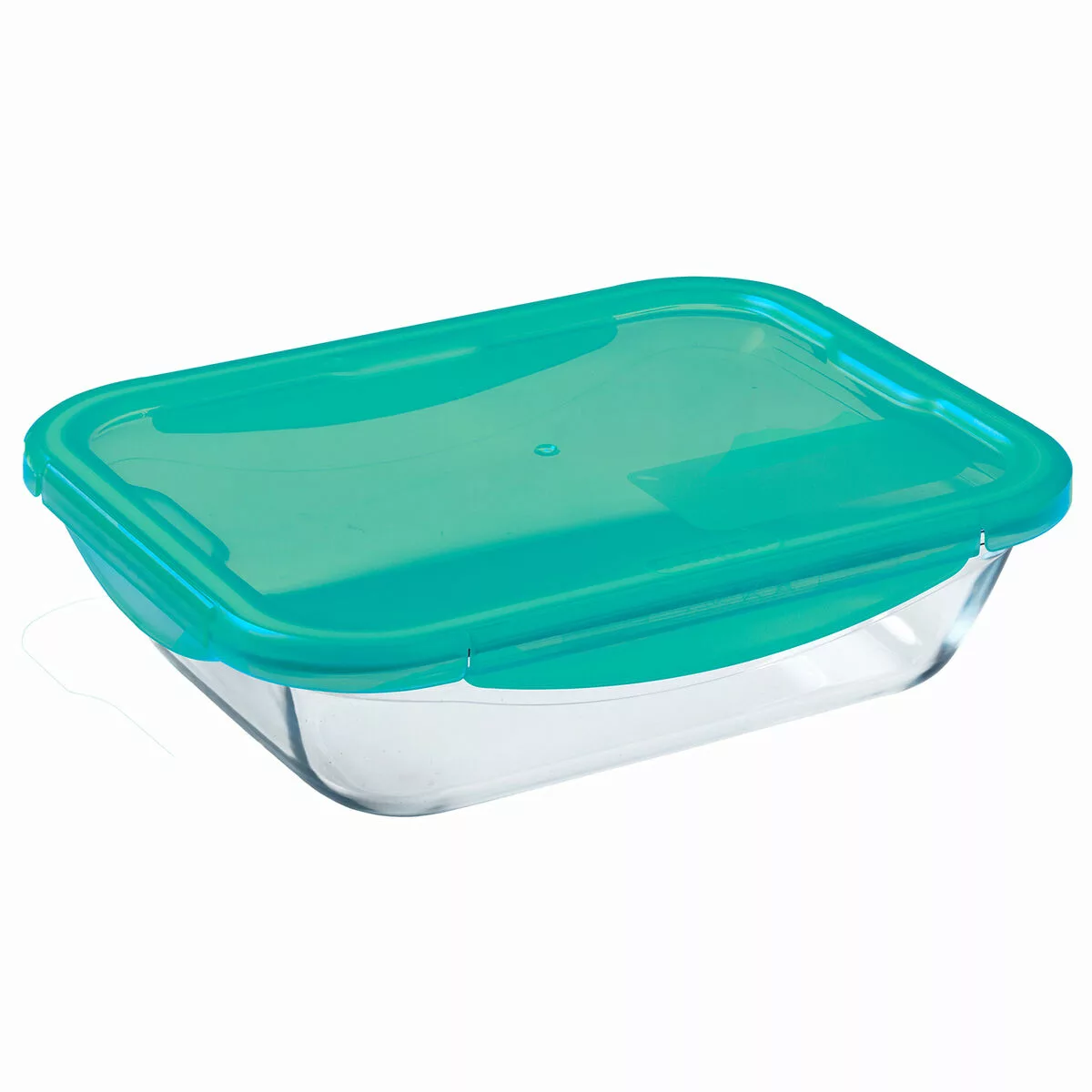 Lunchbox Hermetisch Pyrex Cook & Go Türkis Glas (800 Ml) (6 Stück) günstig online kaufen