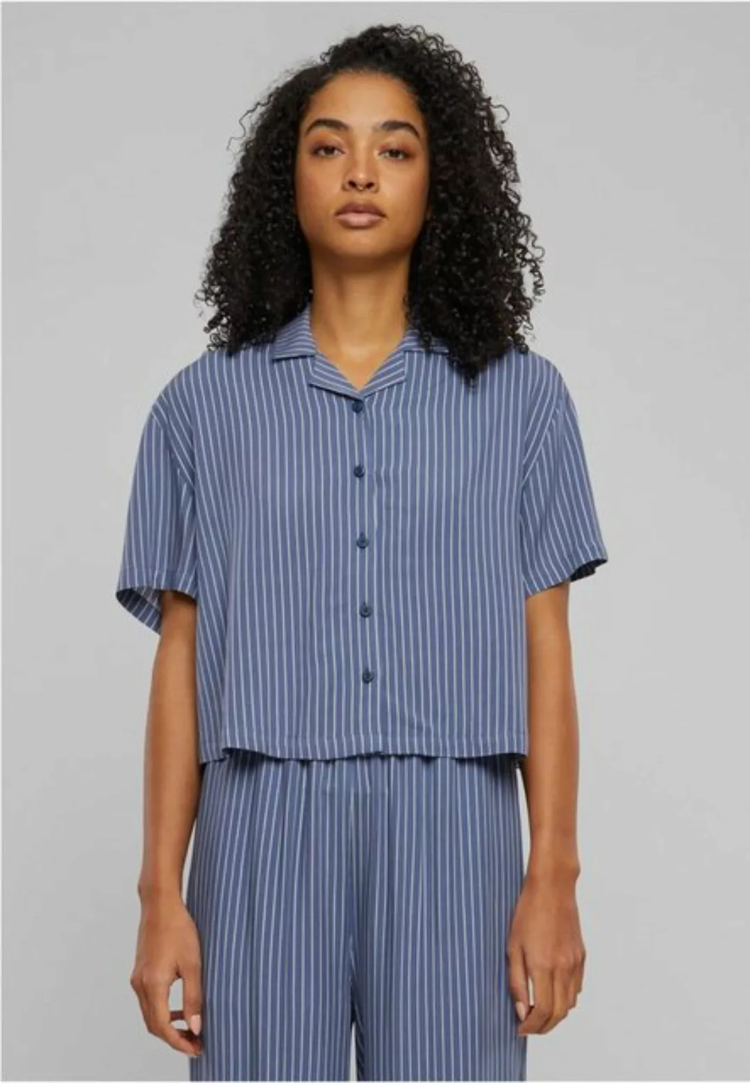 URBAN CLASSICS T-Shirt Ladies Viscose Resort Shirt günstig online kaufen