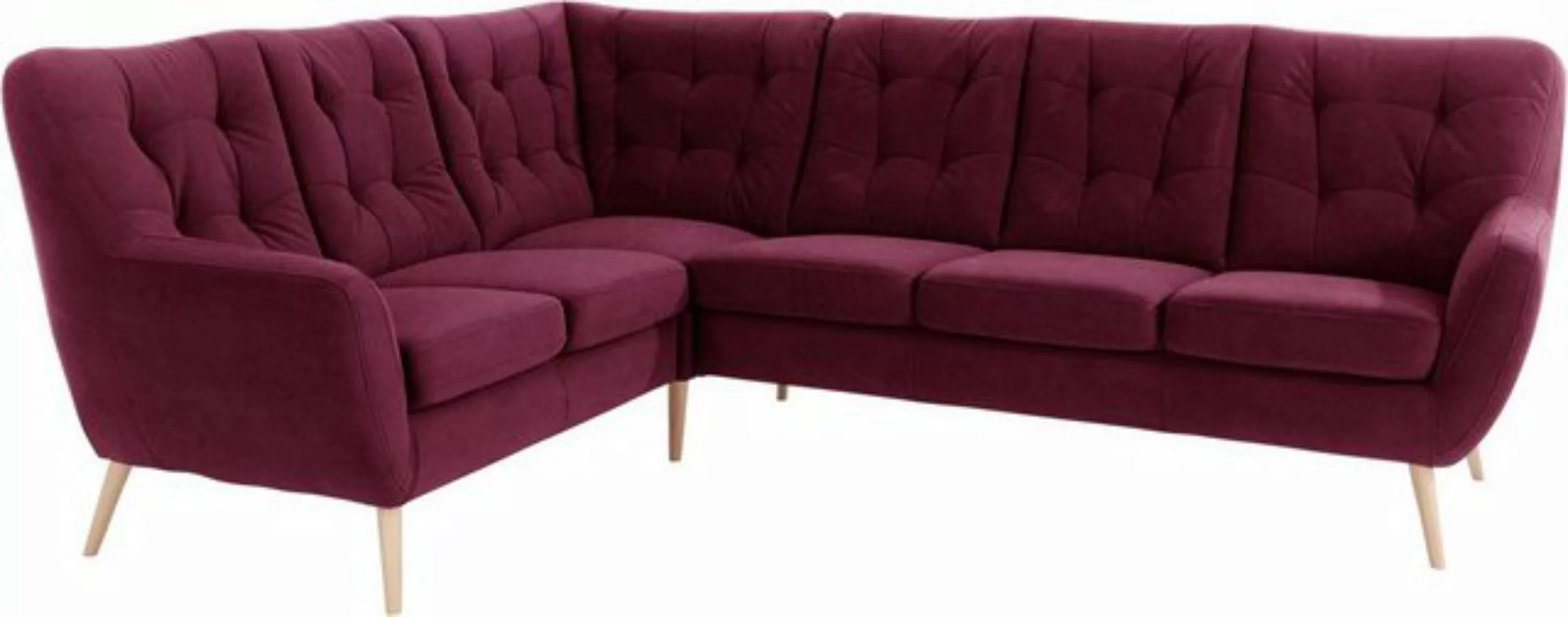 exxpo - sofa fashion Ecksofa Scandi, bequem und komfortabel mit aufwendiger günstig online kaufen