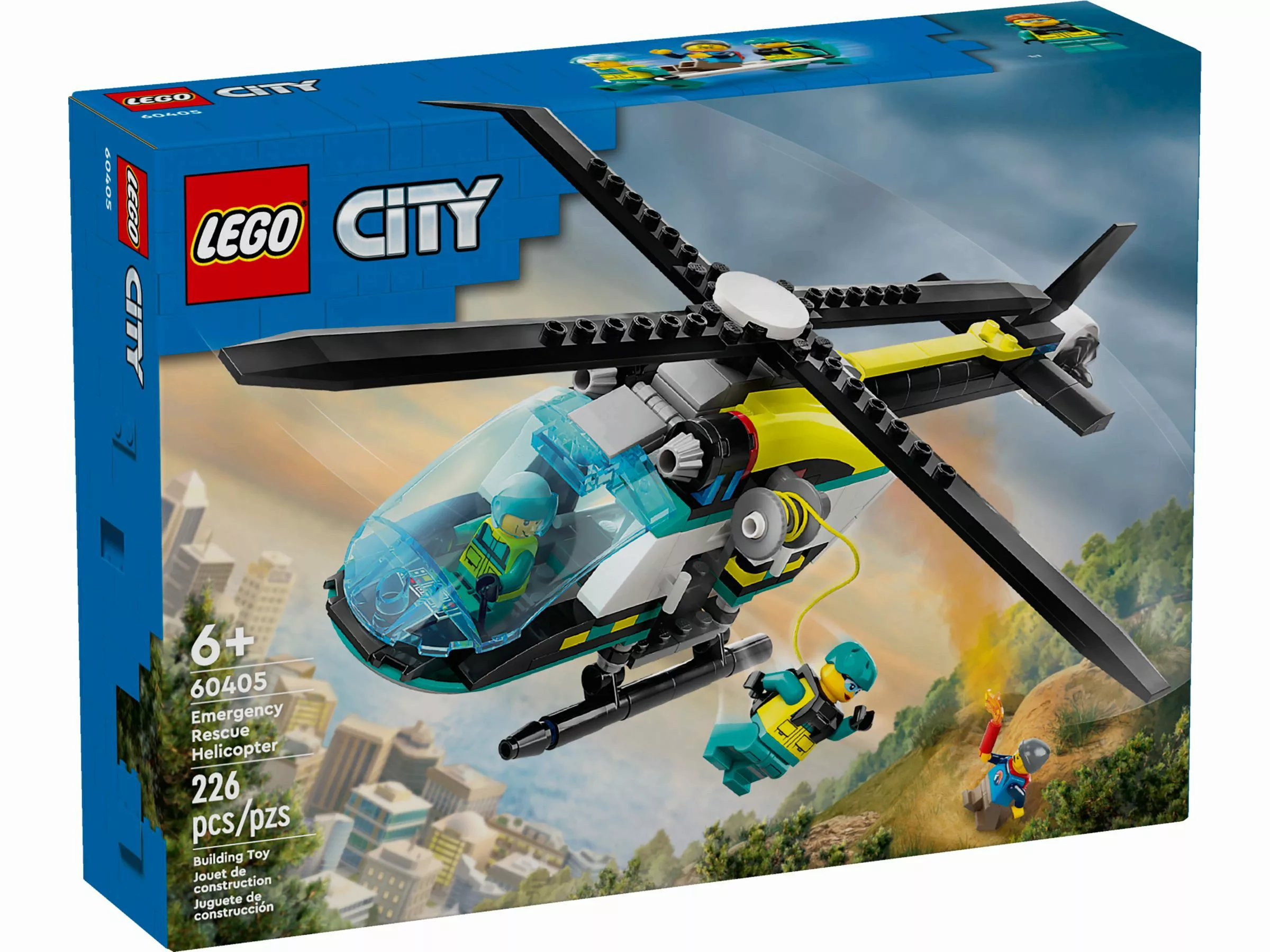 LEGO® LEGO® City 60405 Rettungshubschrauber Konstruktionsspielsteine günstig online kaufen