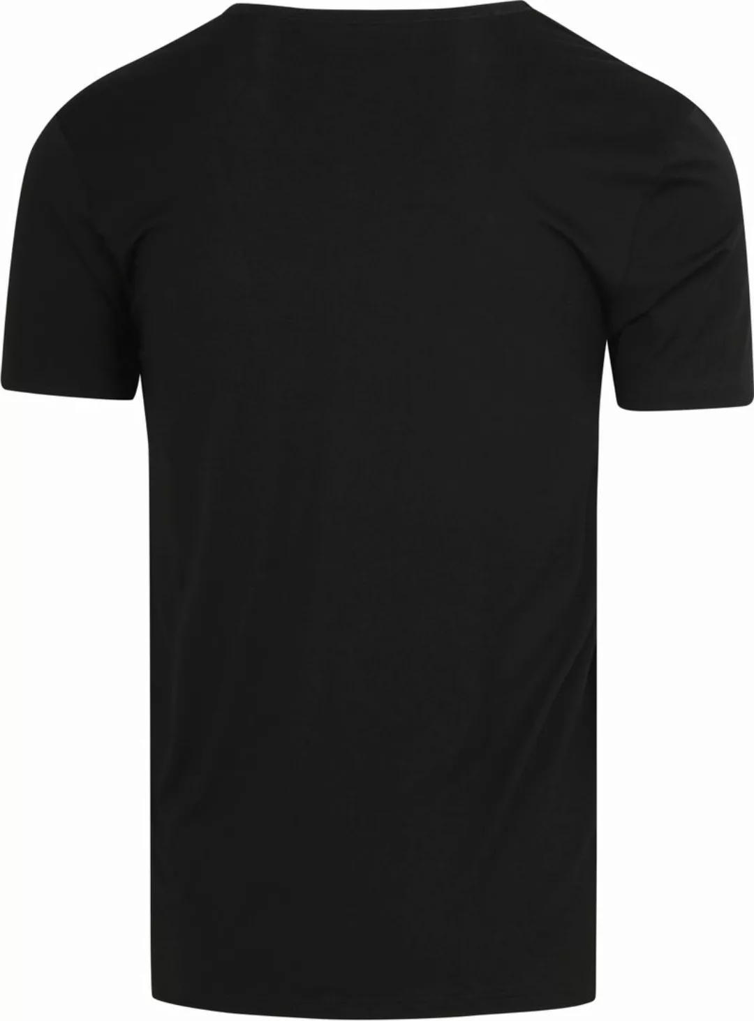Mey V-Ausschnitt Dry Cotton T-Shirt Schwarz - Größe XXL günstig online kaufen