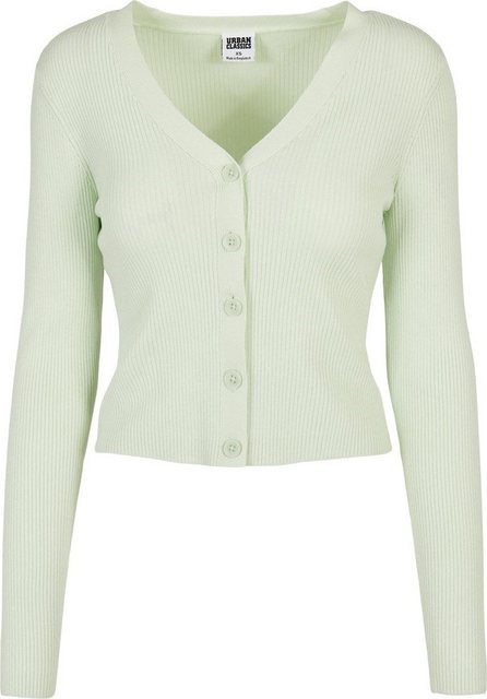URBAN CLASSICS Cardigan "Damen Ladies Short Rib Knit Cardigan", (1 tlg.) günstig online kaufen