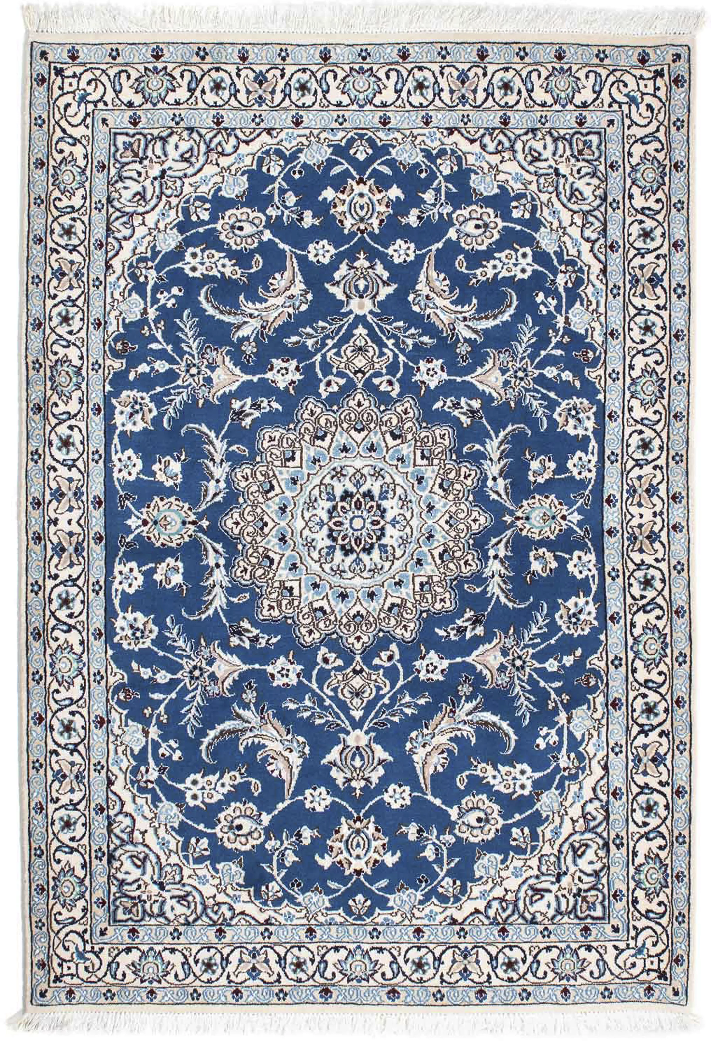 morgenland Orientteppich »Perser - Nain - Royal - 172 x 115 cm - blau«, rec günstig online kaufen