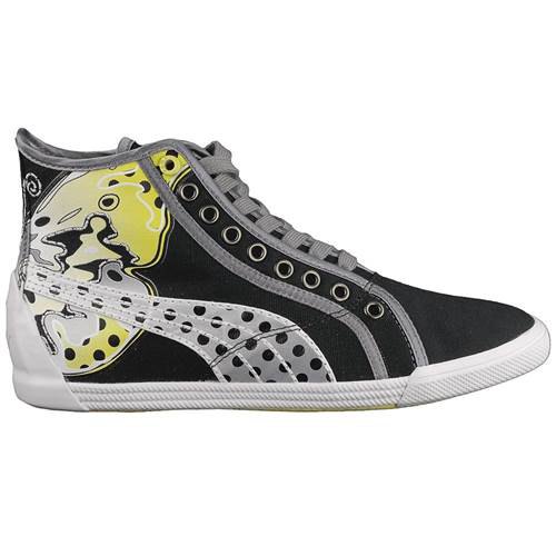 Puma Crete Mid Wings Wns Schuhe EU 37 Grey / Yellow / Black günstig online kaufen