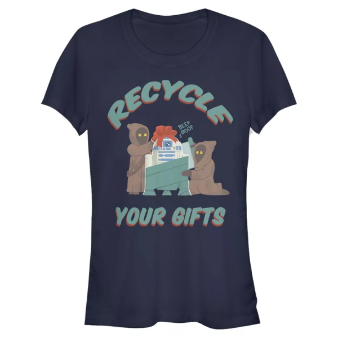 Star Wars - R2-D2 Jawa Recycle Gifts - Weihnachten - Frauen T-Shirt günstig online kaufen