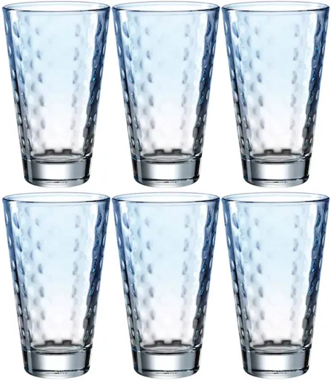 LEONARDO Longdrinkglas »OPTIC«, (Set, 6 tlg.), 300 ml, 6-teilig günstig online kaufen