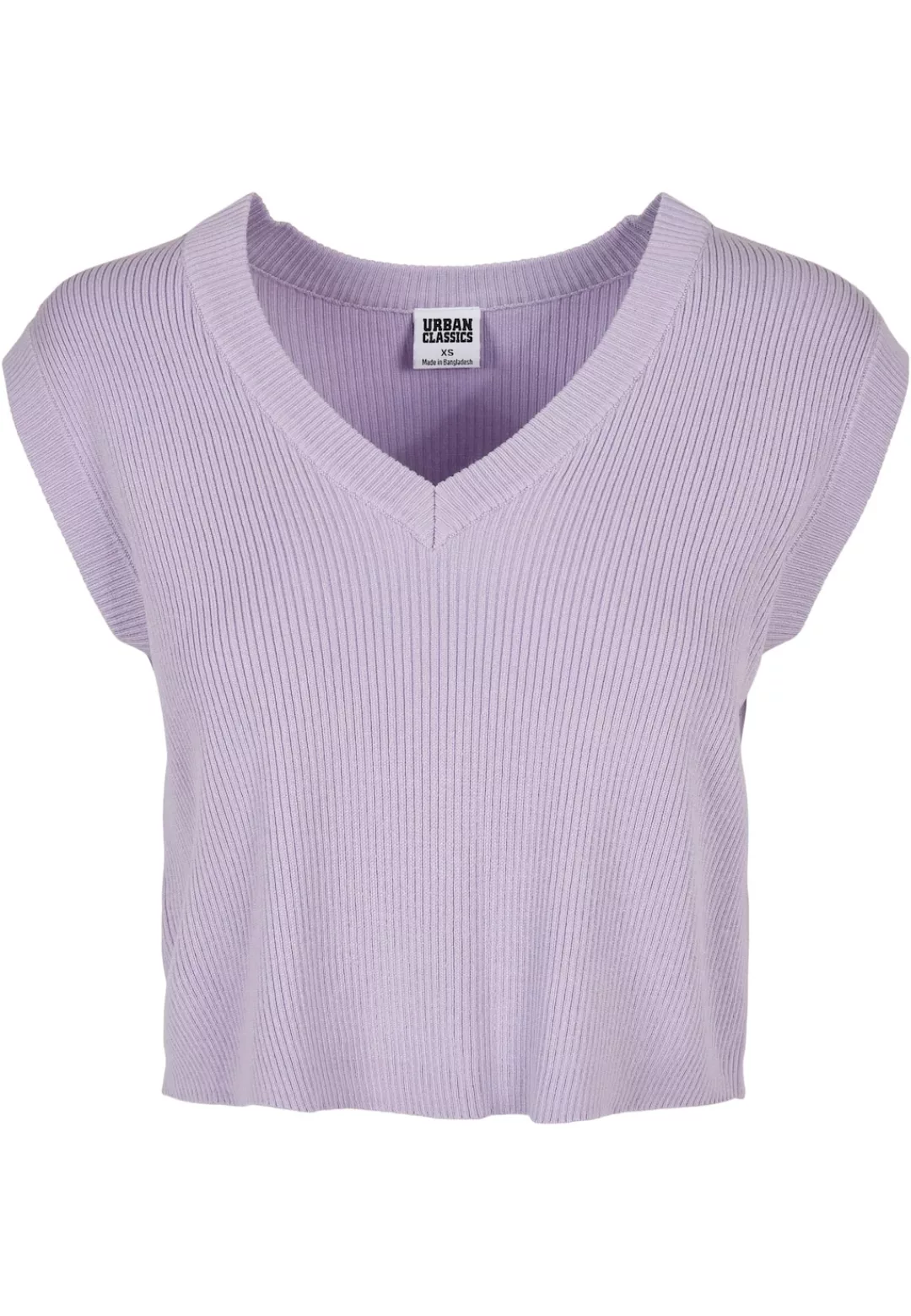 URBAN CLASSICS Kapuzenpullover "Damen Ladies Short Knittd Slip On", (1 tlg. günstig online kaufen