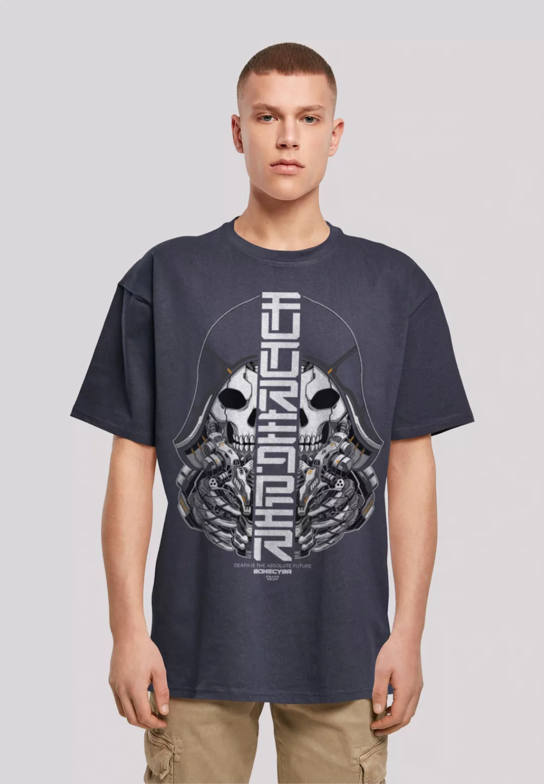 F4NT4STIC T-Shirt "Cyber Bone Futureaper CYBERPUNK STYLES", Print günstig online kaufen