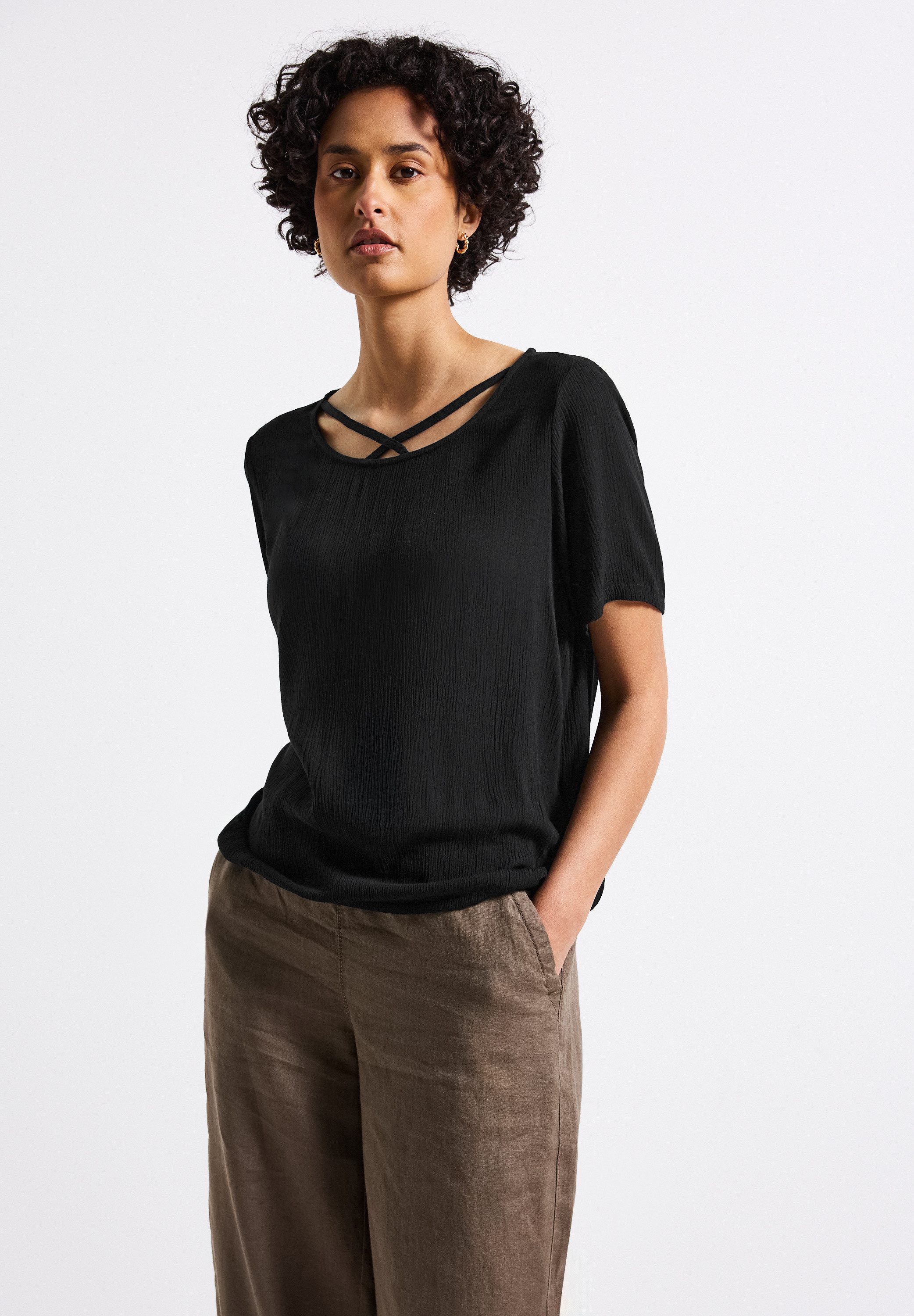 STREET ONE Shirtbluse, aus softer Viskose günstig online kaufen