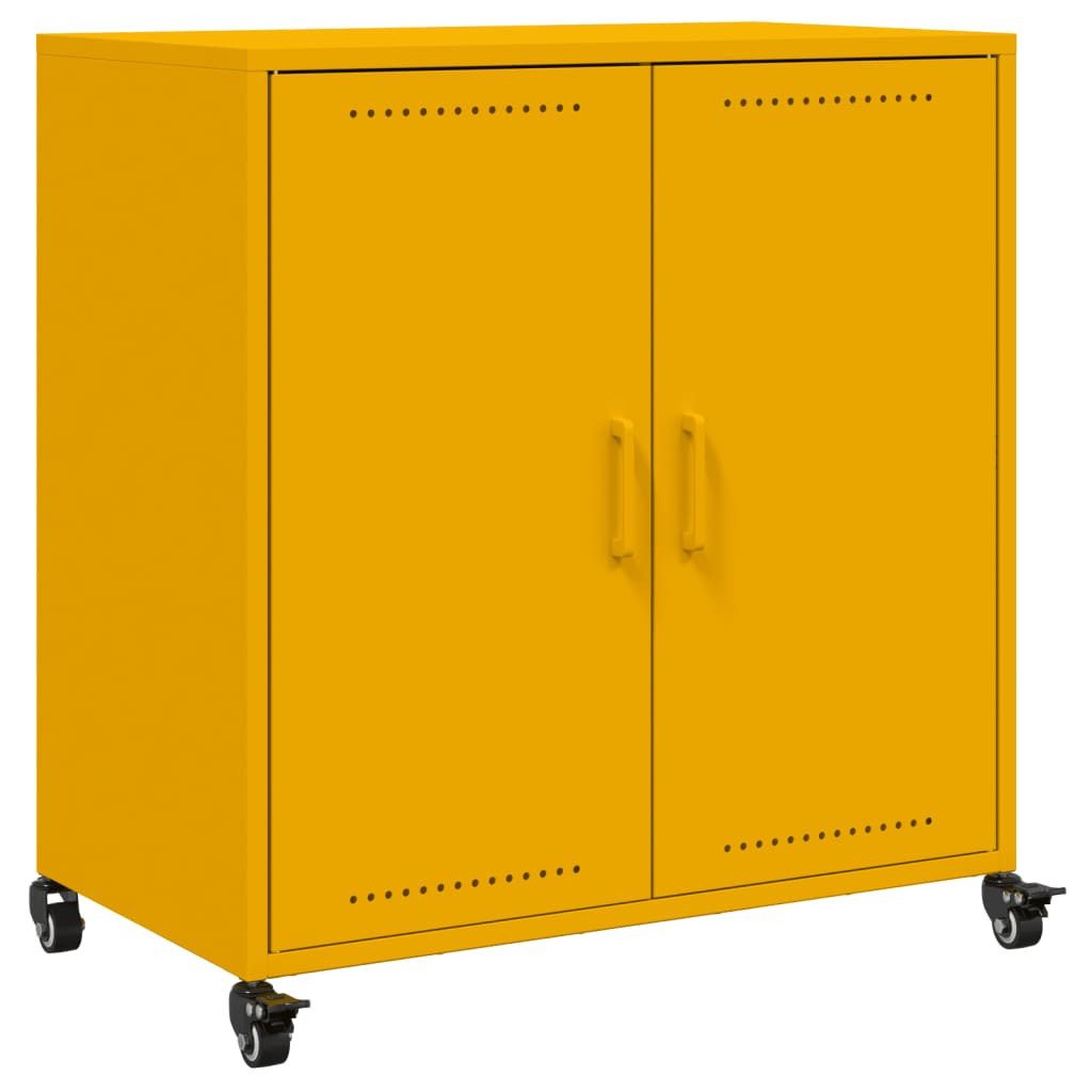 vidaXL Sideboard Sideboard Senfgelb 68x39x72 cm günstig online kaufen