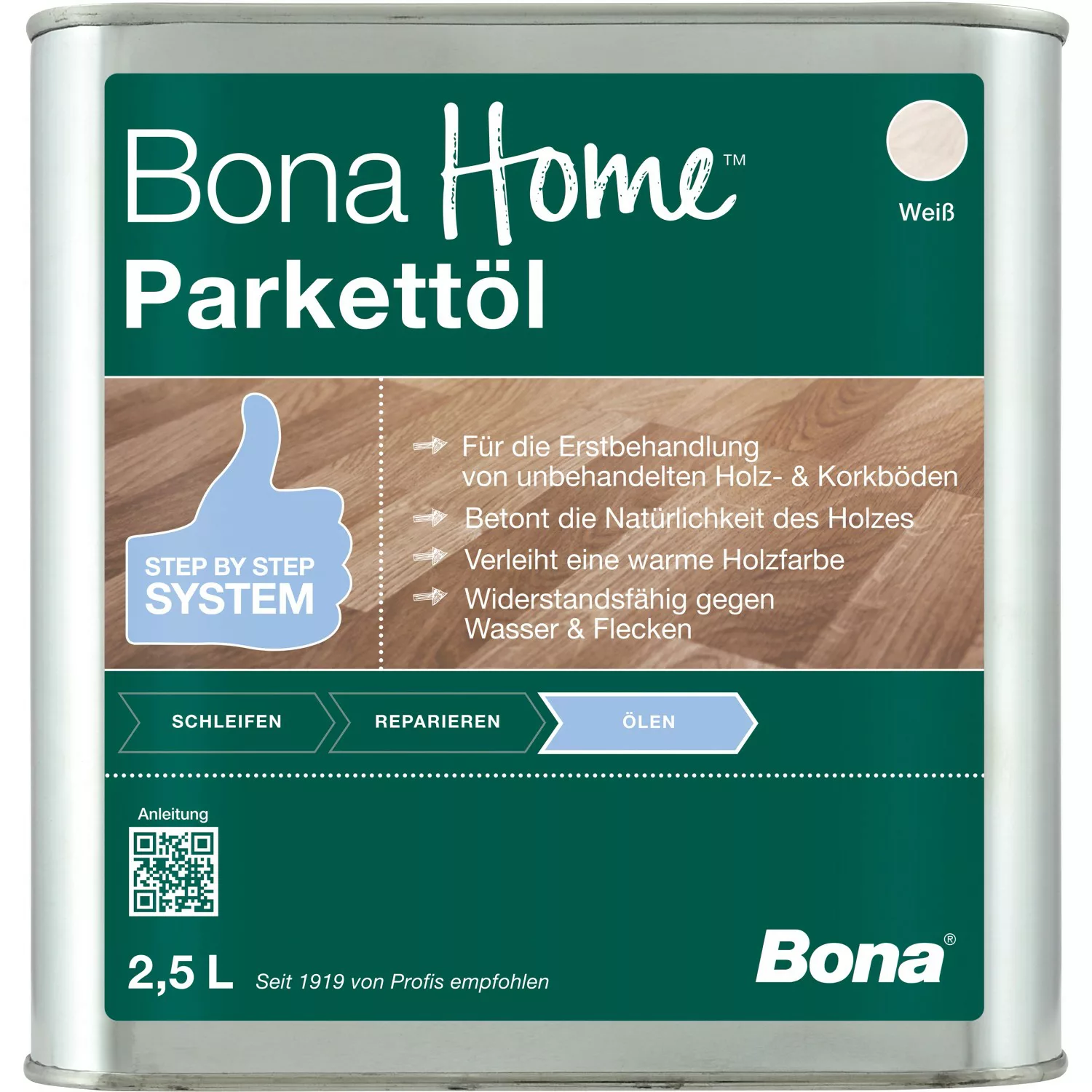 Bona Home Parkett-Öl Weiß 2,5 l günstig online kaufen