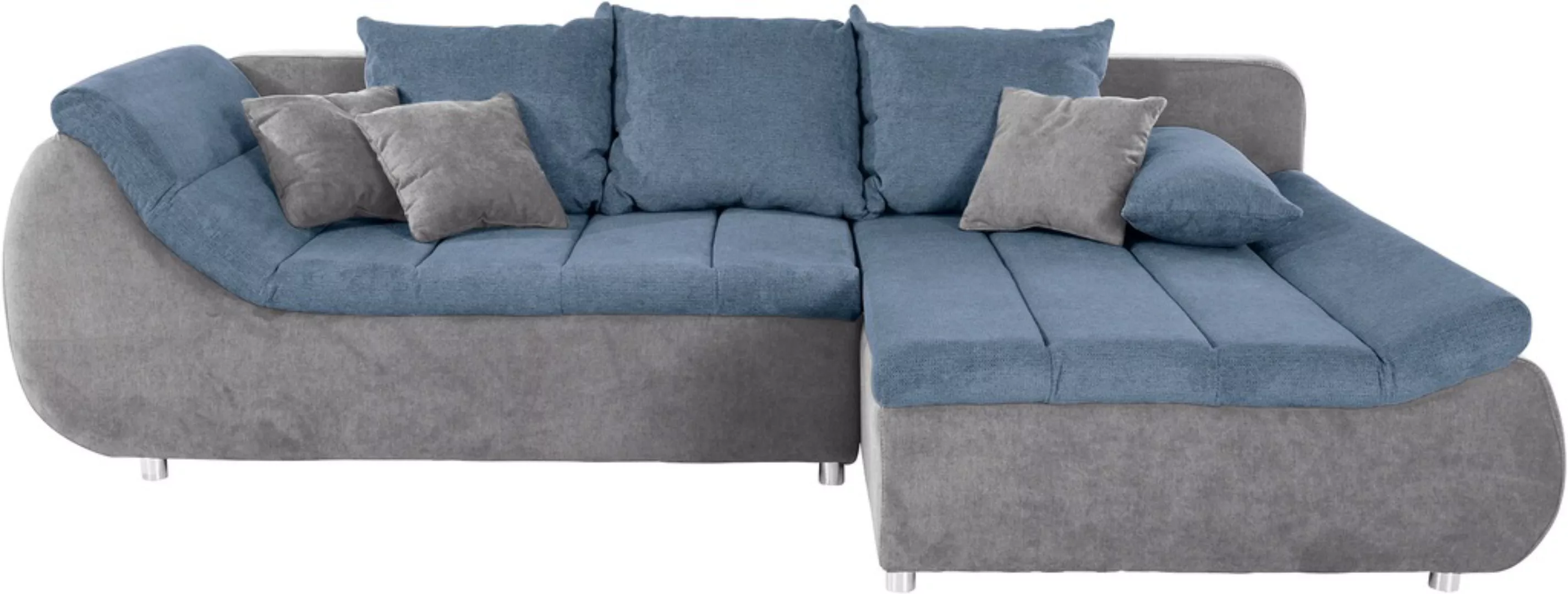 INOSIGN Ecksofa »Imola, elegant und modern, aktuelle Steppung im Sitz, bequ günstig online kaufen