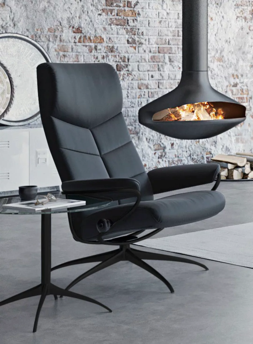 Stressless Relaxsessel "Dublin", High Back, mit Star Base, Gestell Schwarz günstig online kaufen