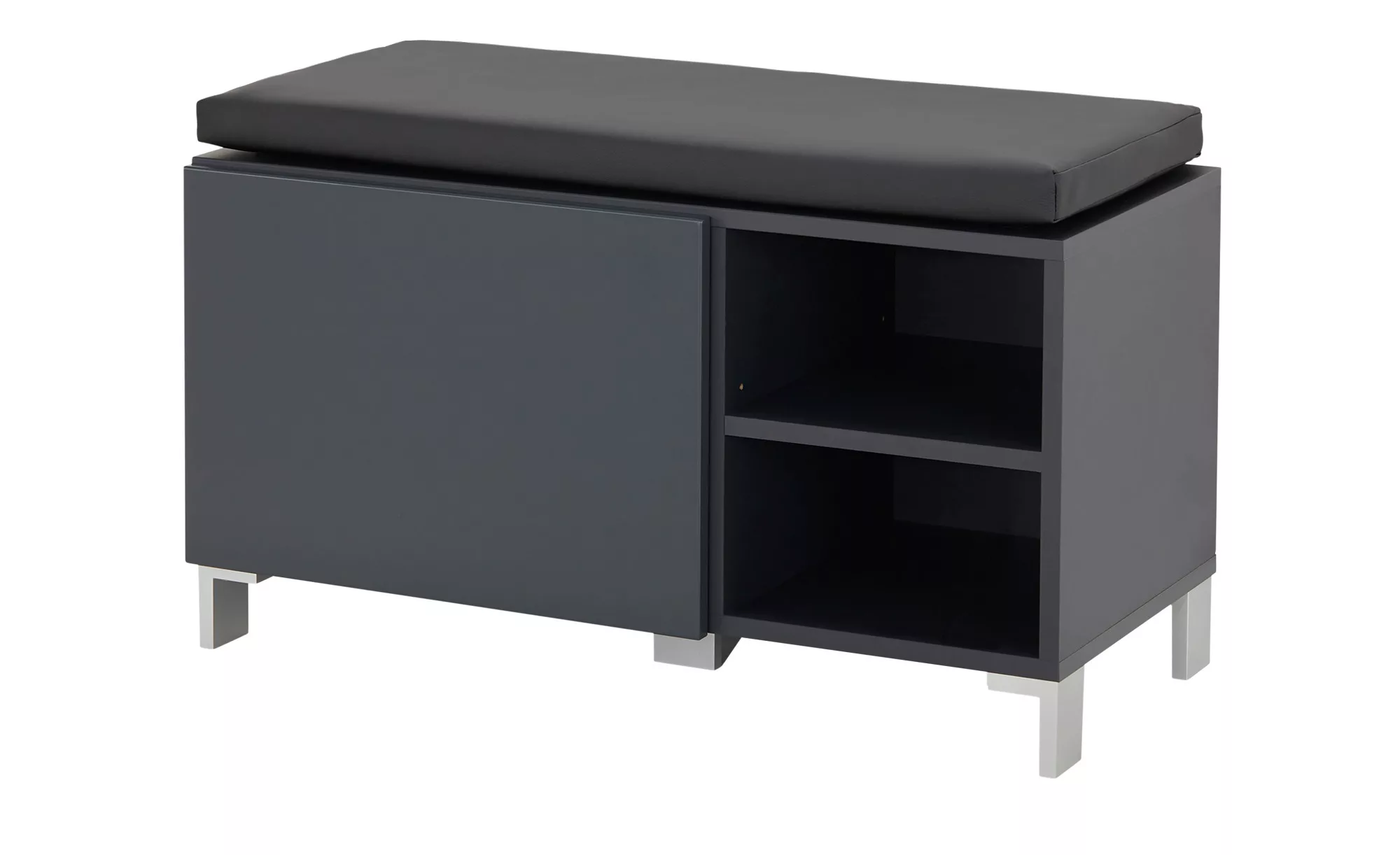 Garderobenbank - grau - 80 cm - 48 cm - 39 cm - Bänke > Einzelbänke - Möbel günstig online kaufen