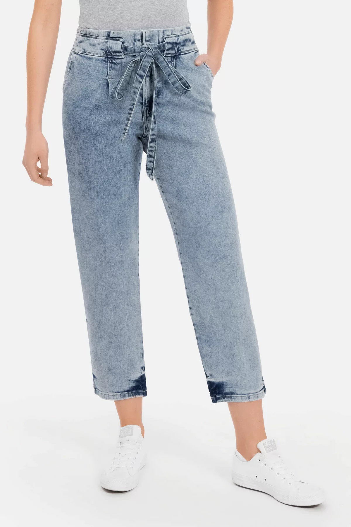 Recover Pants 5-Pocket-Jeans "Bea", mit Stoffgürtel günstig online kaufen