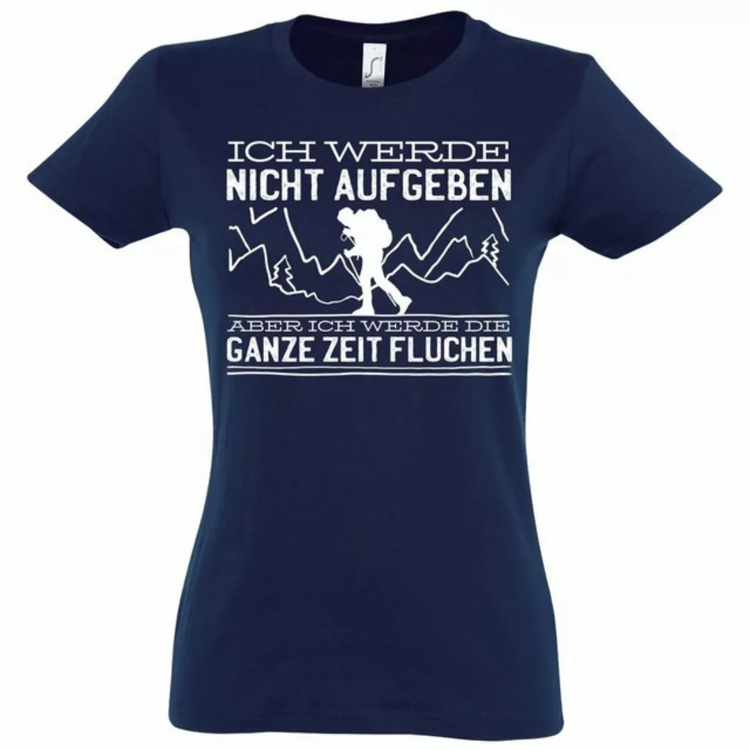 Youth Designz T-Shirt Nicht Aufgeben Wandern Damen T-Shirt mit trendigem Fr günstig online kaufen