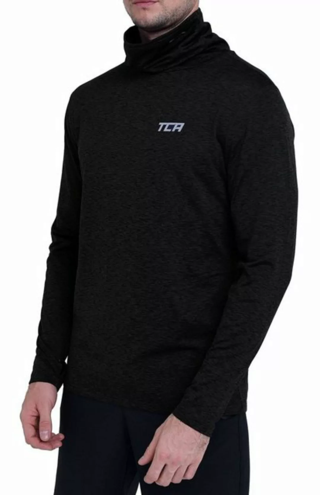 TCA Langarmshirt TCA Herren Thermo Laufshirt - Schwarz, M (1-tlg) günstig online kaufen