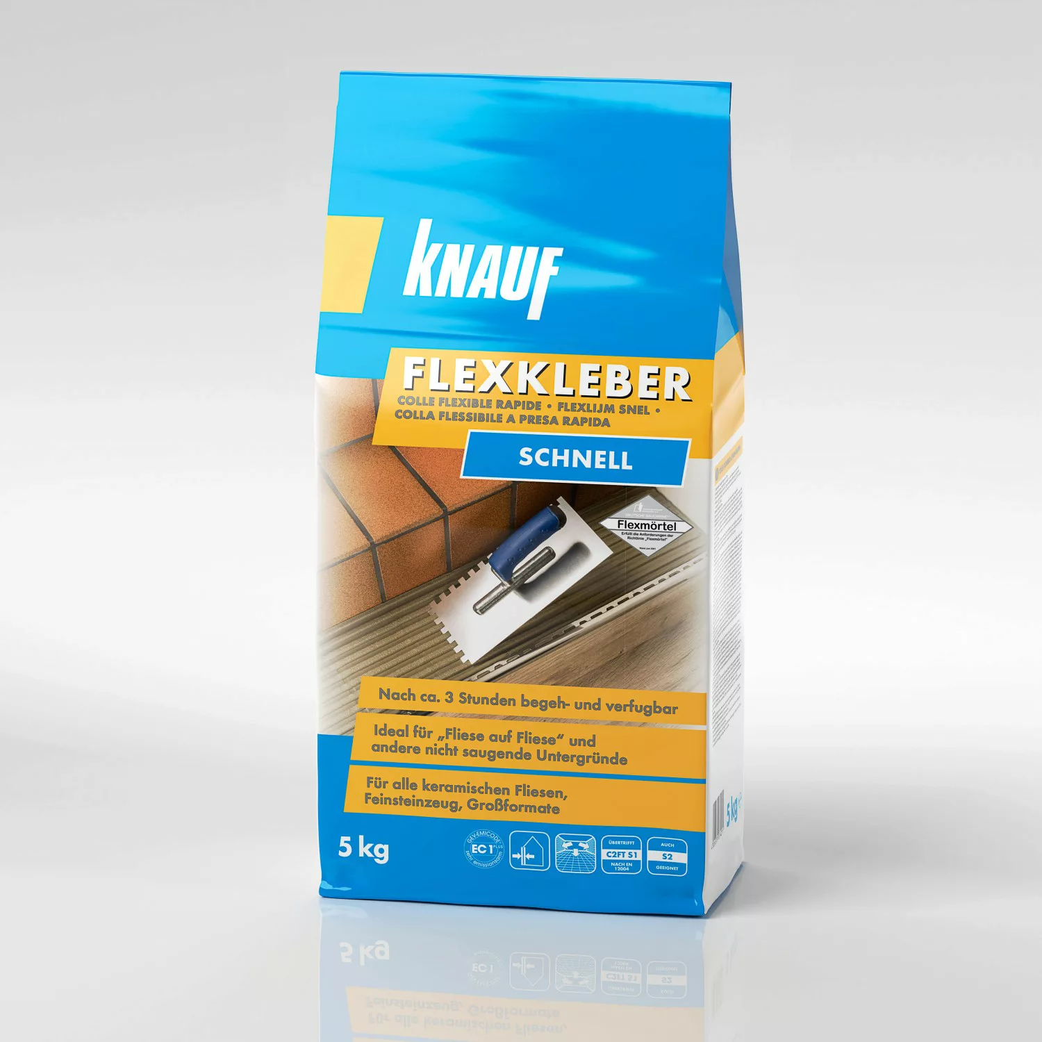 Knauf Flexkleber Schnell Grau 5 kg günstig online kaufen