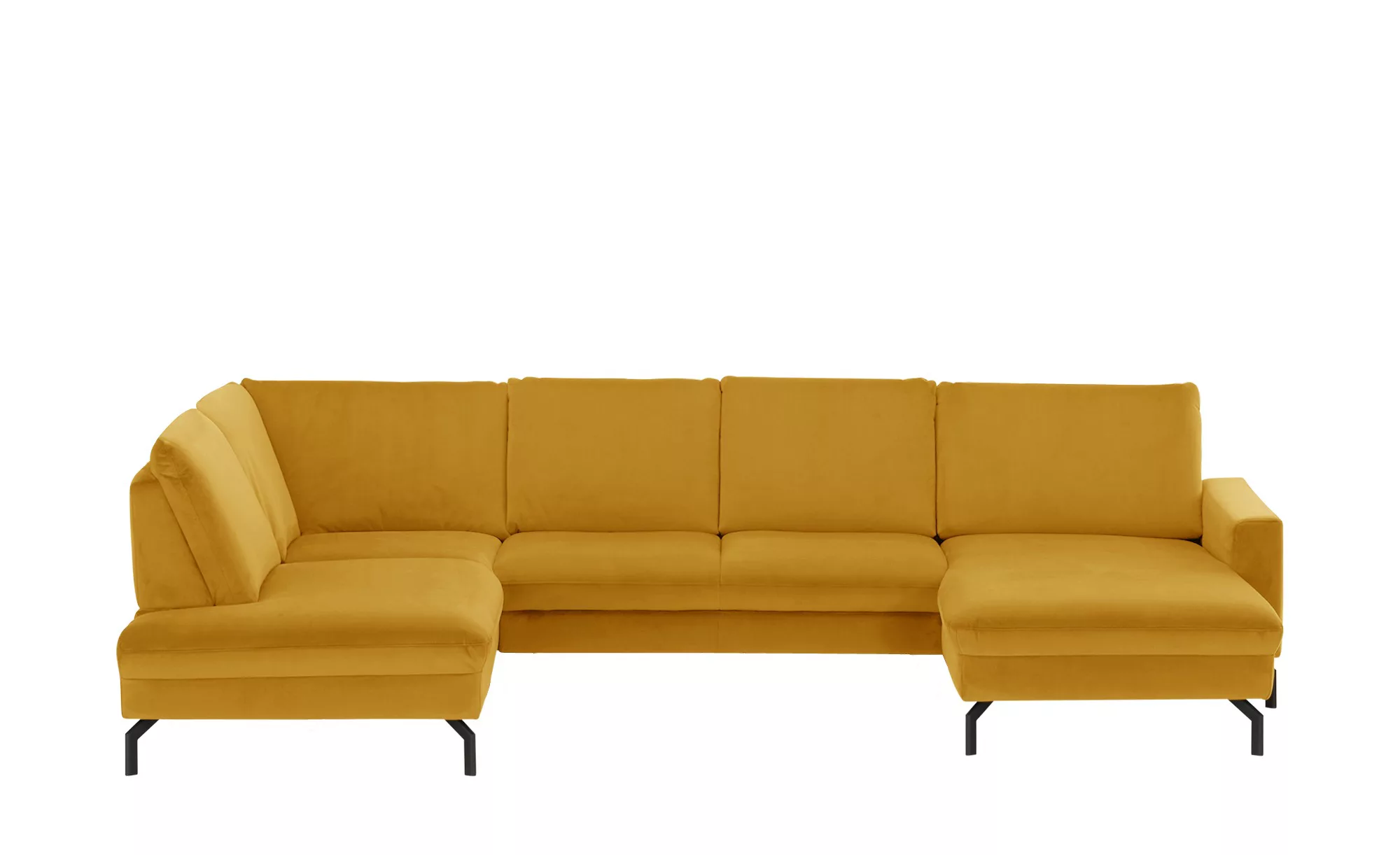 meinSofa Wohnlandschaft  Grace ¦ gelb ¦ Maße (cm): B: 332 H: 89 T: 220 Pols günstig online kaufen