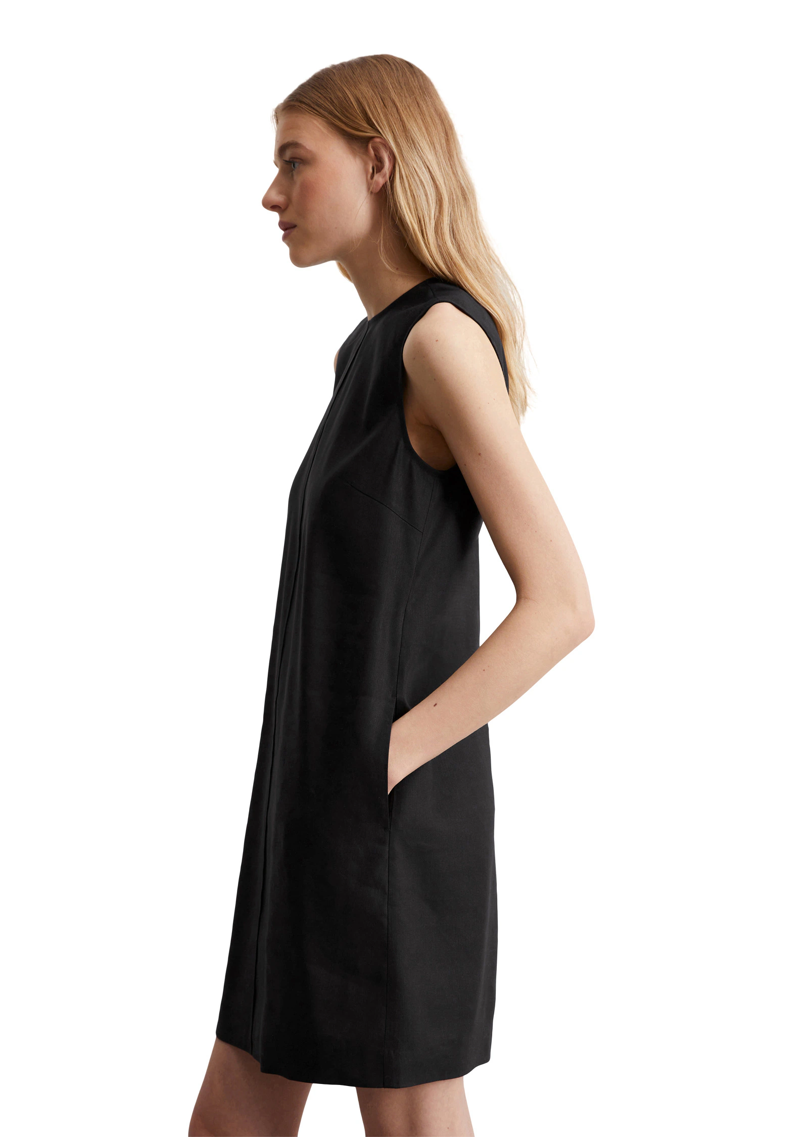 Marc OPolo Midikleid "aus Leinen-Viskose-Stretch" günstig online kaufen