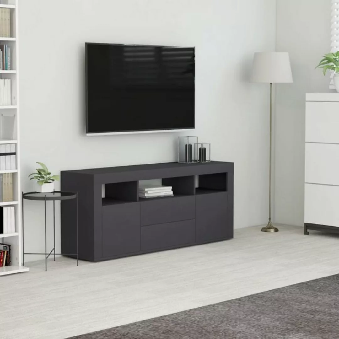 vidaXL TV-Schrank TV-Schrank Grau 120x30x50 cm Spanplatte TV-Konsole für Fe günstig online kaufen