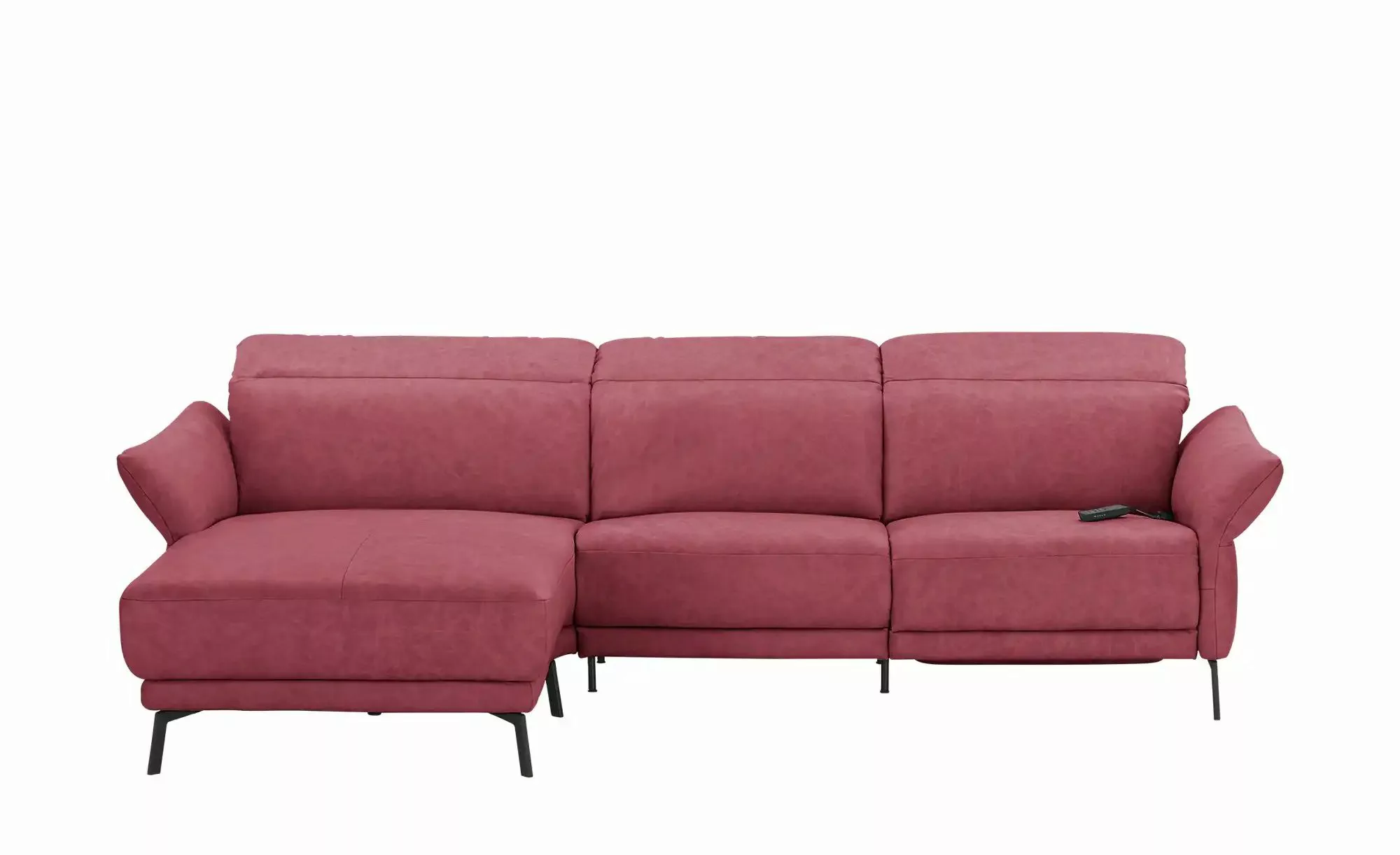 Wohnwert Ecksofa Leder Bellana ¦ rot ¦ Maße (cm): B: 291 H: 101 T: 176.0 Po günstig online kaufen