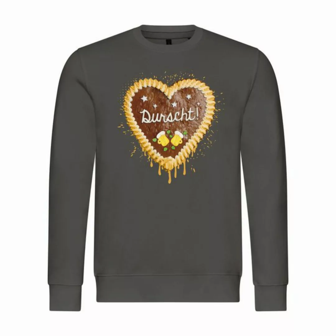 deinshirt Rundhalspullover Herren Sweatshirt Lebkuchenherz Durscht Mit Prin günstig online kaufen