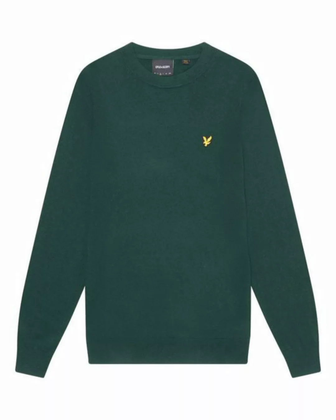 Lyle & Scott Strickpullover Rundhalsausschnitt Aus Wolle Und Baumwolle günstig online kaufen