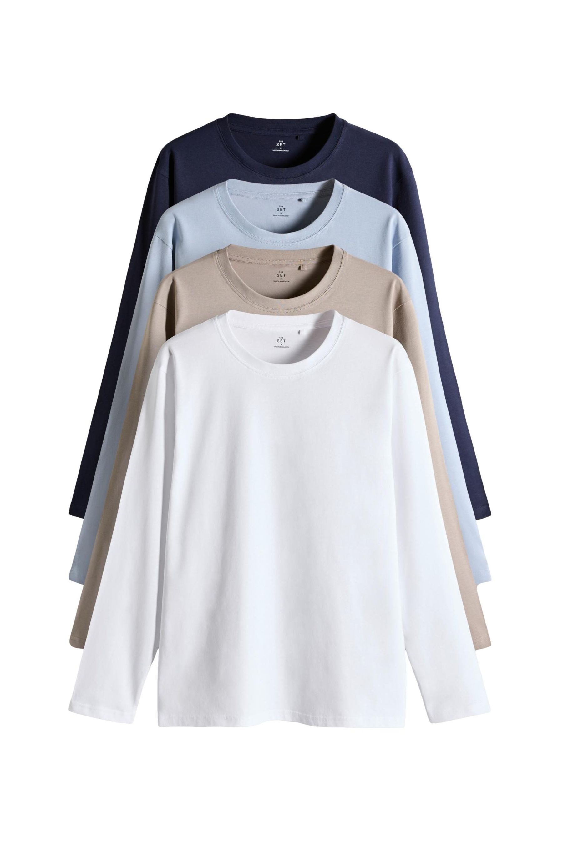 The Set Langarmshirt The Set Regular günstig online kaufen