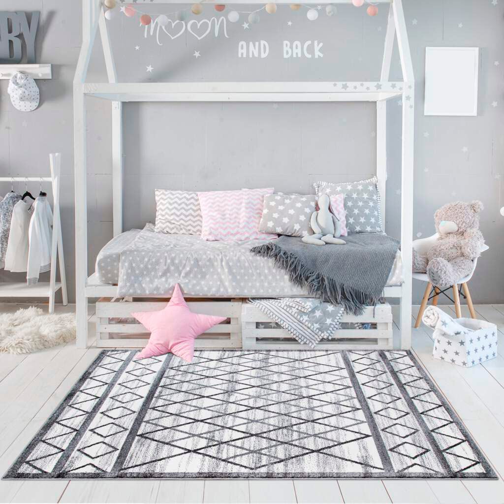 Carpet City Teppich »YOUNG964«, rechteckig, 11 mm Höhe, Moderner Jugend- Ki günstig online kaufen