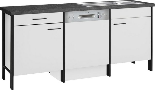 OPTIFIT Spülenschrank "Tokio", 192 cm breit, mit Stahlgestell, mit Vollausz günstig online kaufen