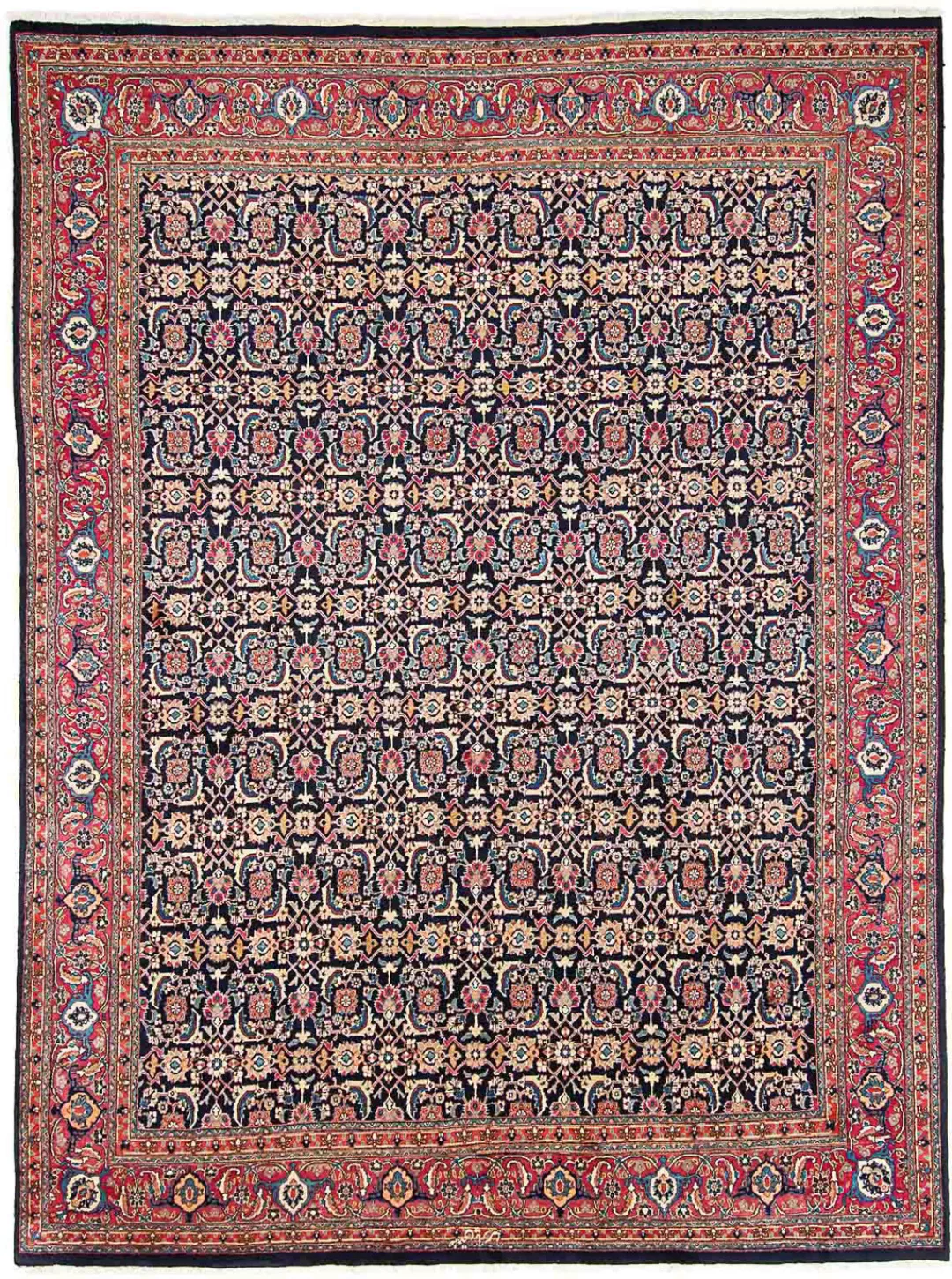 morgenland Wollteppich »Moud Felder 392 x 295 cm«, rechteckig, 10 mm Höhe, günstig online kaufen