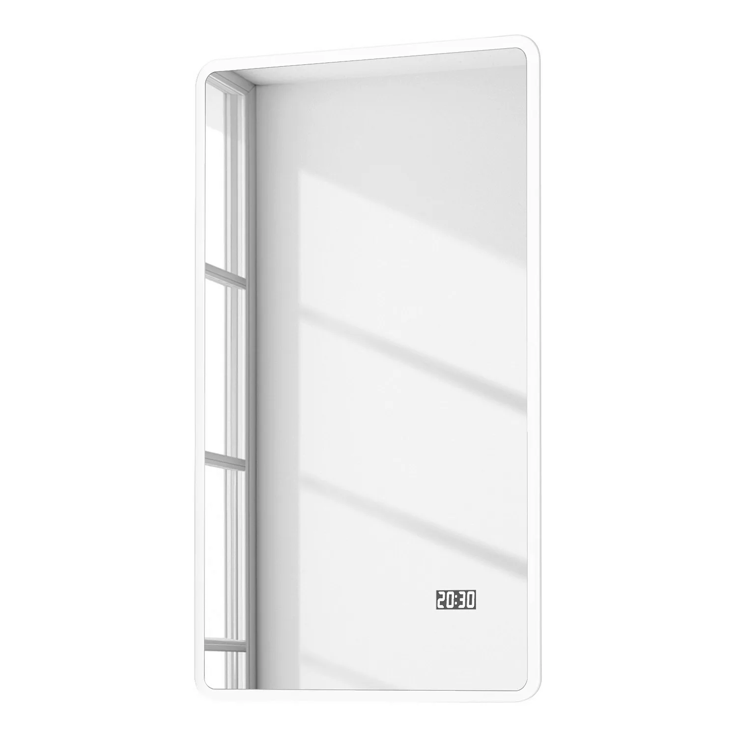 DSK Design LED-Lichtspiegel Silver Sintra 45 cm x 70 cm günstig online kaufen