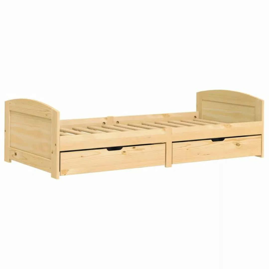 vidaXL Bett Tagesbett mit 2 Schubladen IRUN 90x200 cm Massivholz Kiefer günstig online kaufen