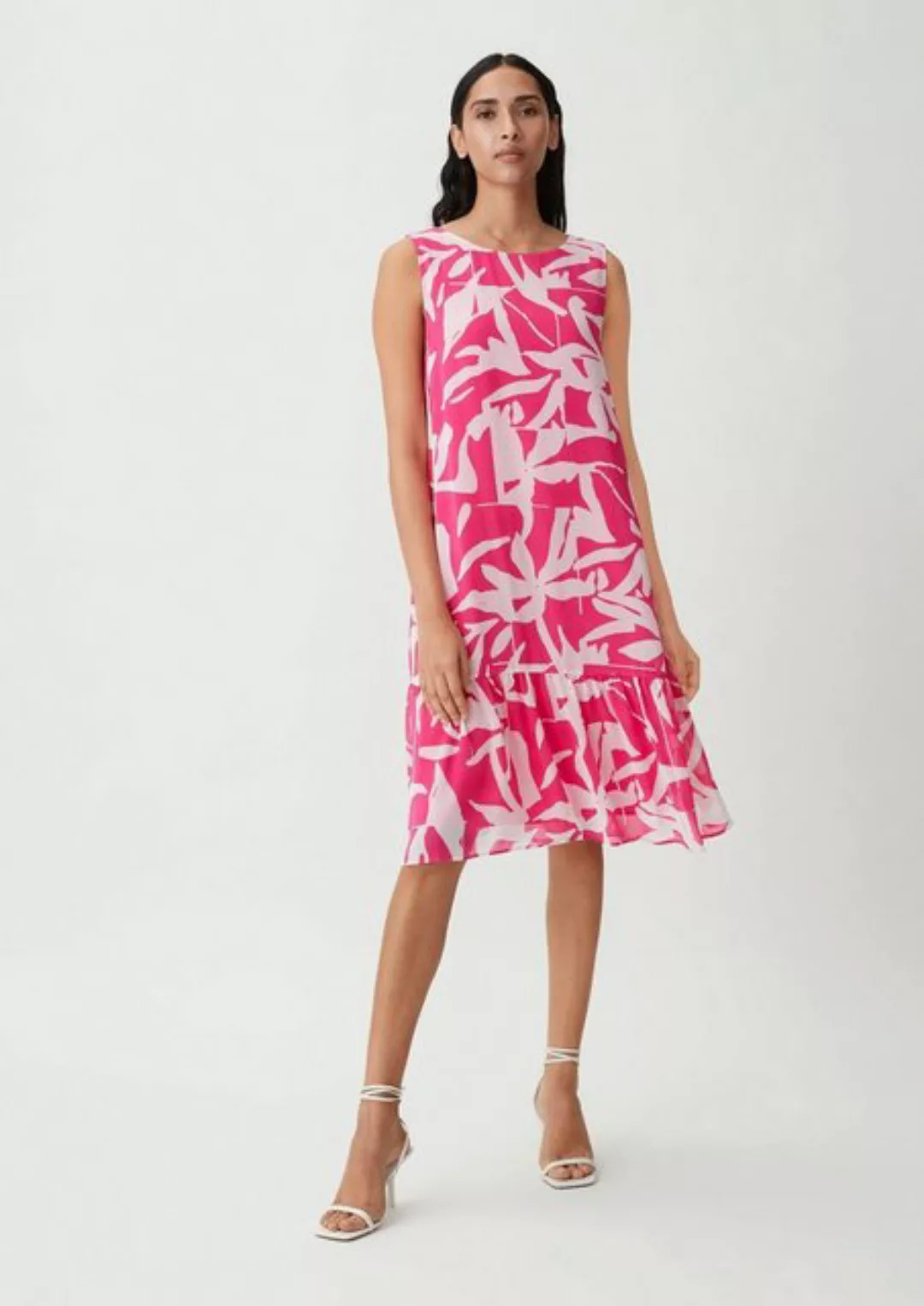 Comma Minikleid Kleid mit Volants Volants günstig online kaufen