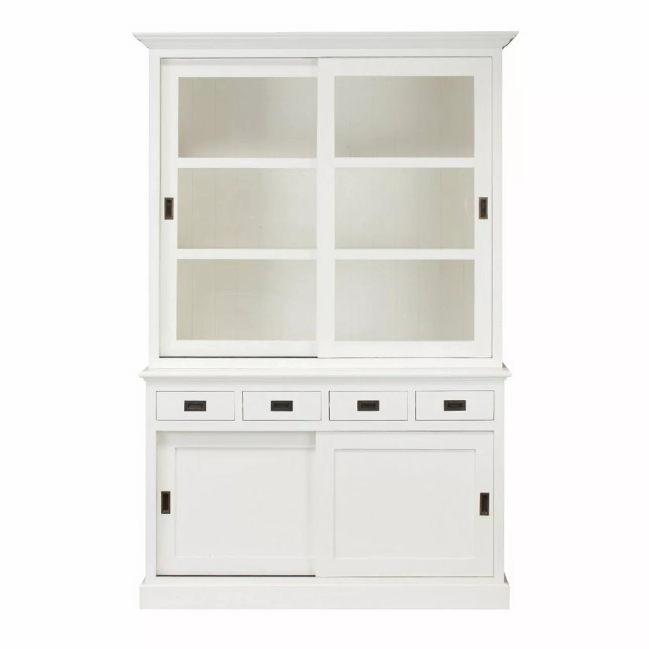 Vitrine Milton mit 4 Schubladen 144x226x53cm, 144 x 53 x 226 cm günstig online kaufen